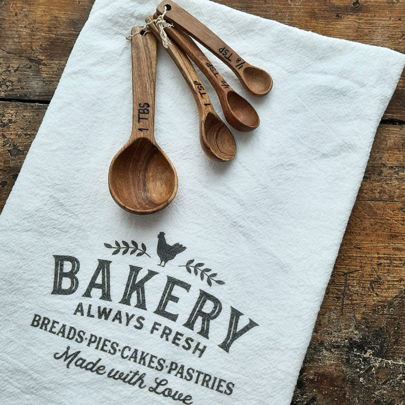 Wood Measuring Spoon Set