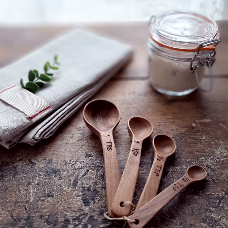 Wood Measuring Spoon Set