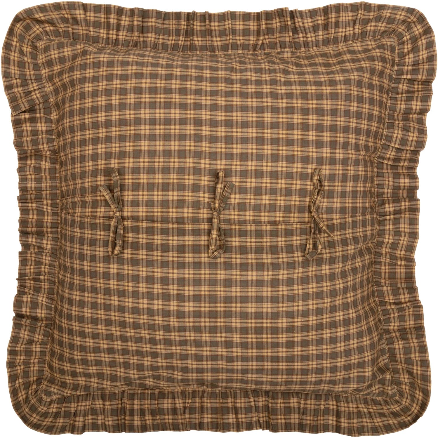 Woodland Cottage Plaid Euro Sham