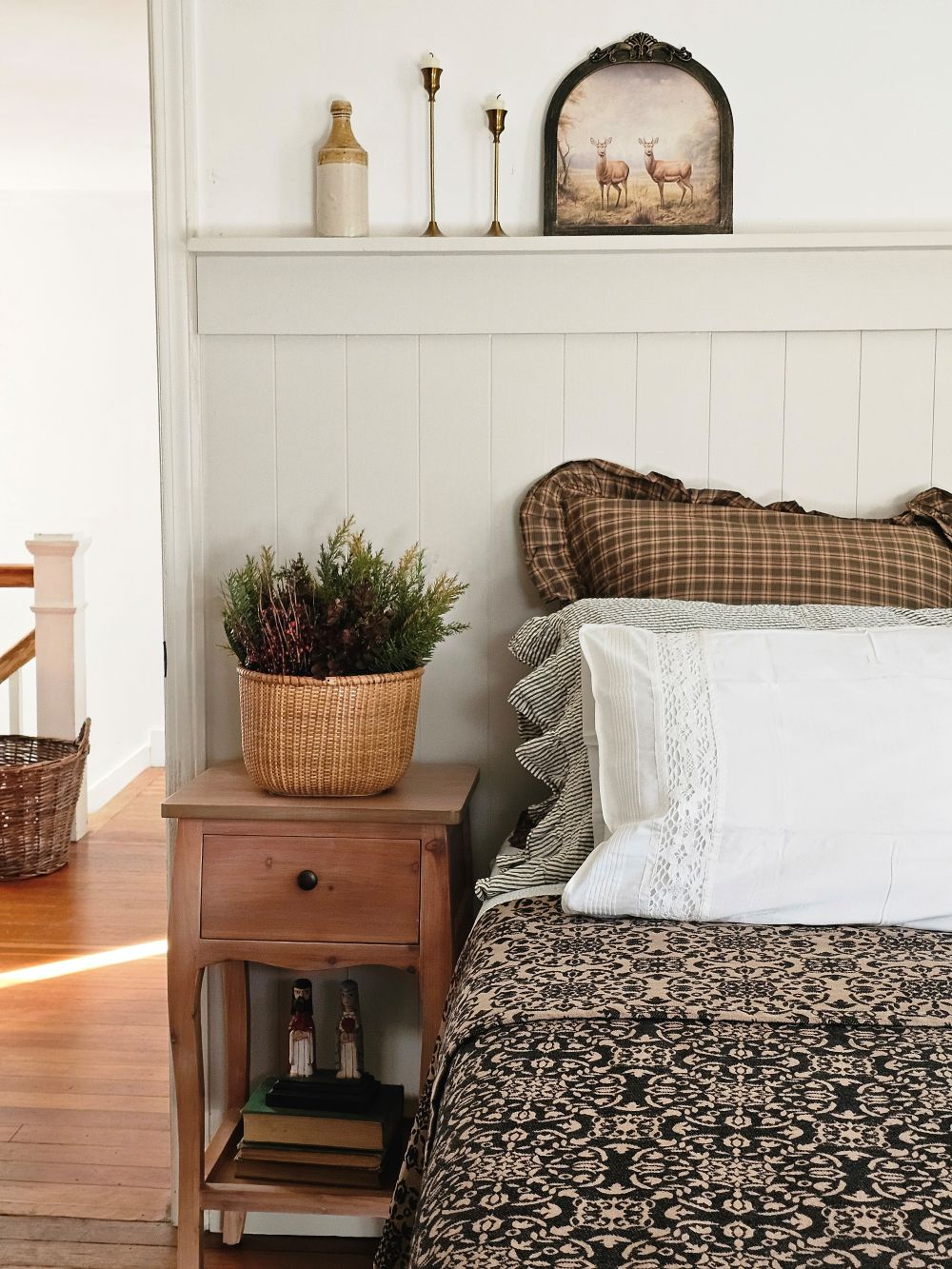 Woodland Cottage Plaid Euro Sham