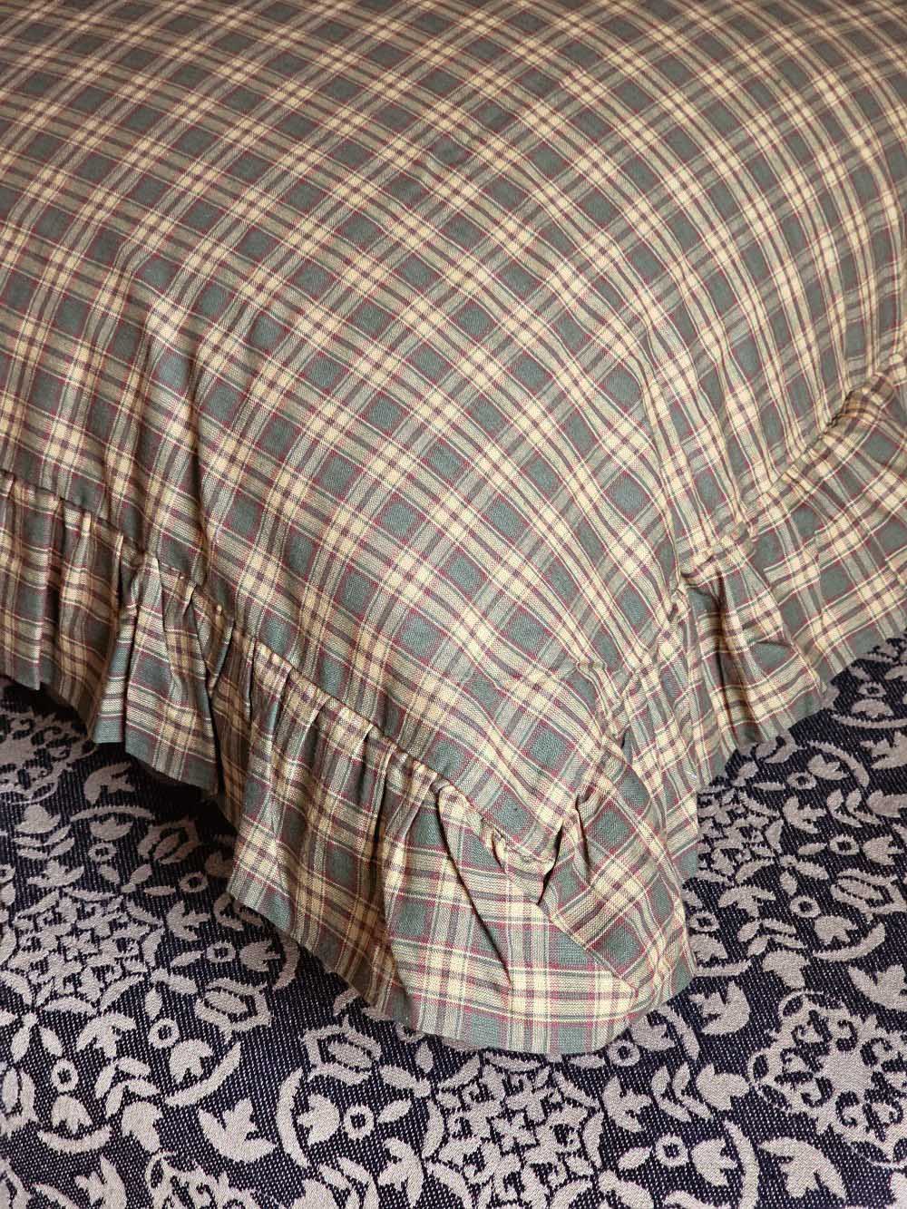 Woodland Cottage Plaid Euro Sham