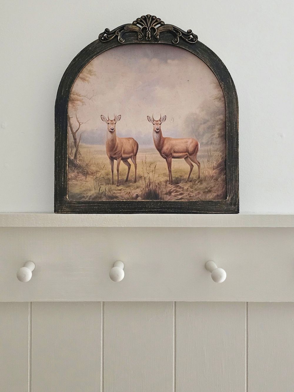 Woodland Bucks Framed Wall Art