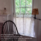 Curtain Ring Clips, Antiqued Brass